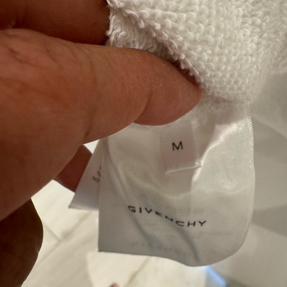 Givenchy Women's White Cotton 4G Printed Drawstring hoodie - Picture 11 of 11
